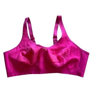 Cacique 48D pink lace unlined full coverage no wire #1105413